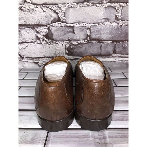 Mezlan Genuine Crocodile Alligator Brown Leather Loafers Dress Shoes Men Sz 7.5M main image 12